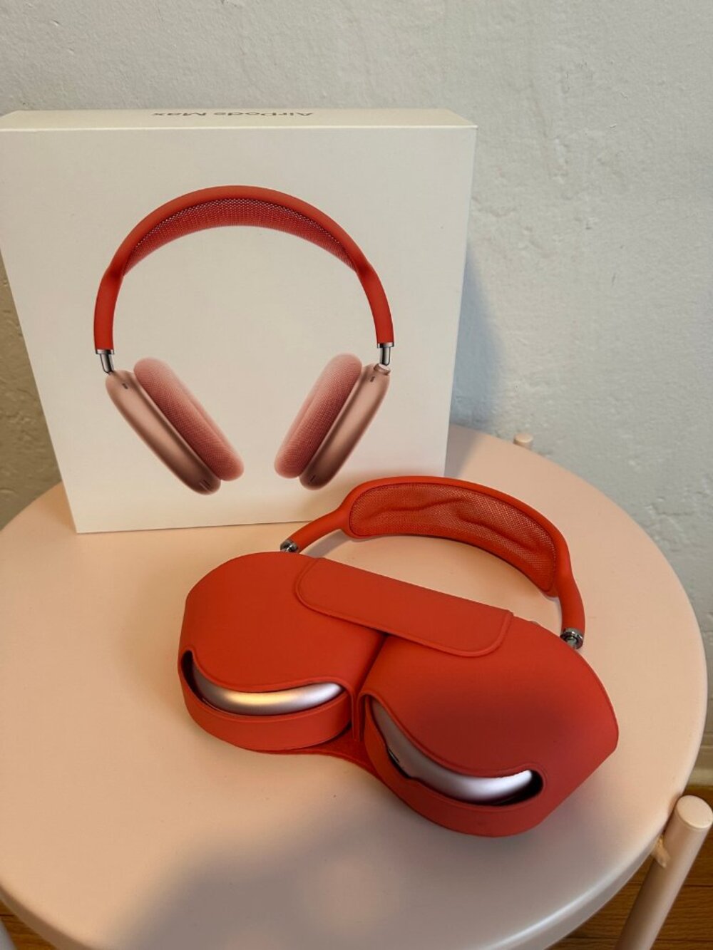 Apple AirPods Max Over-Ear Headphones Orange with Smart Case & Original Box